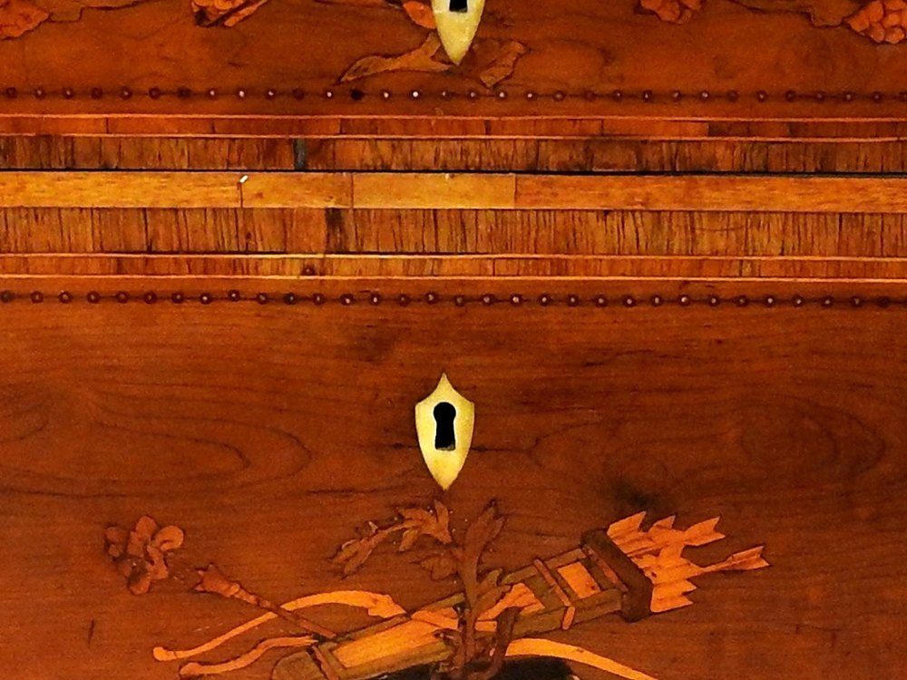 Inlaid antique furniture